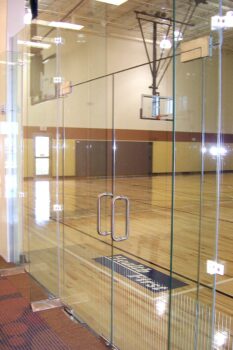 athletic room basketball court