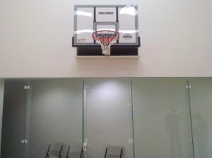autohoop retractable basketball backboard